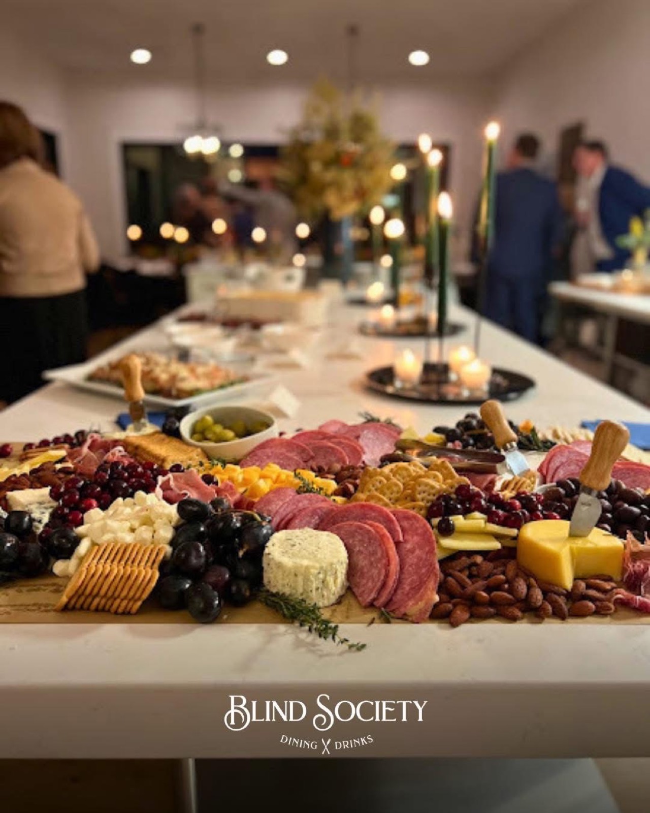 Blind Society food, drink or atmosphere
