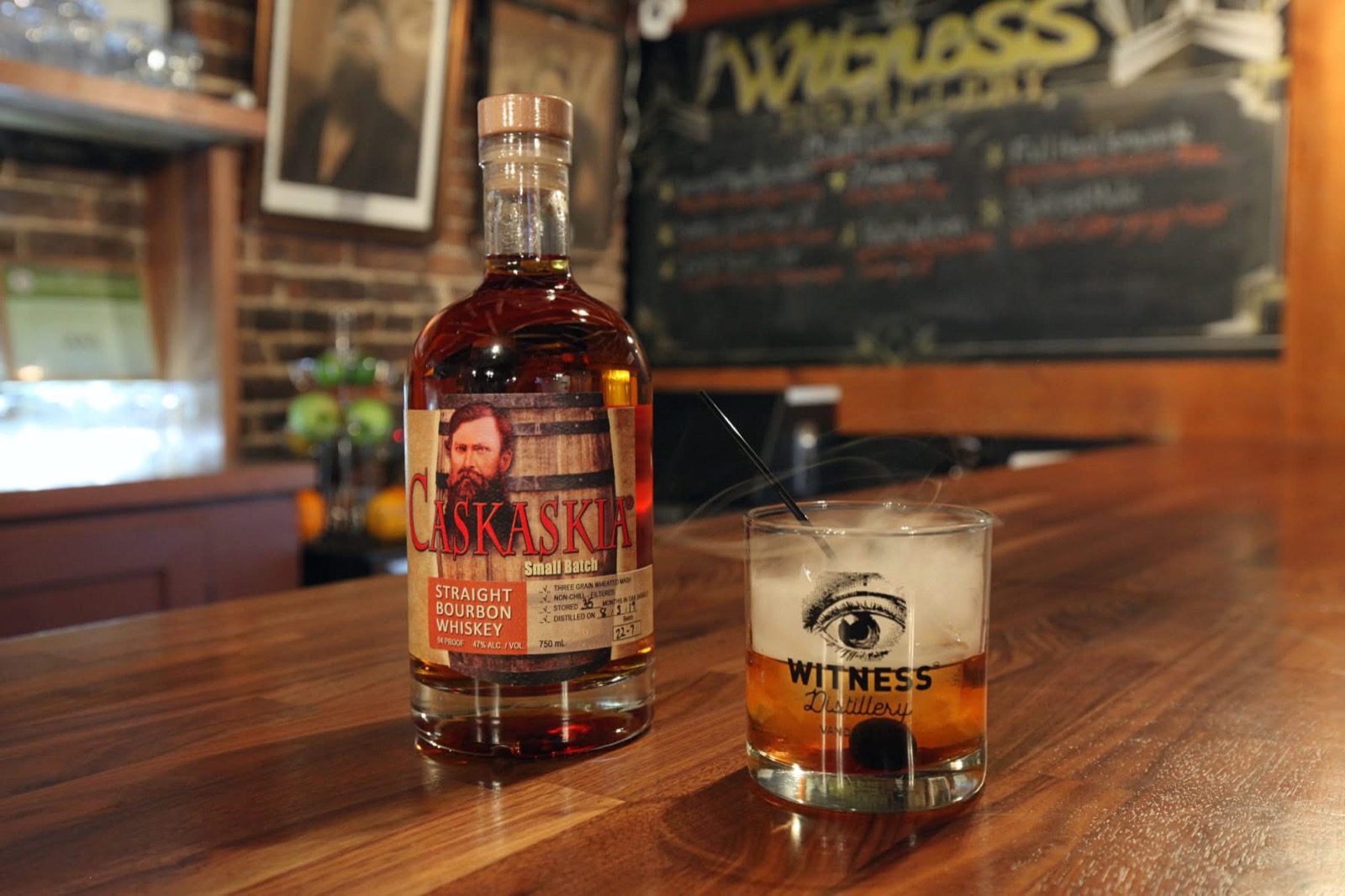 Witness Distillery food, drink or atmosphere